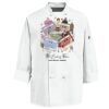 Eight Knot Button Chef Coat with Thermometer Pocket Thumbnail
